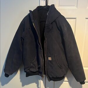 Carhartt Dark Blue Hooded Jacket